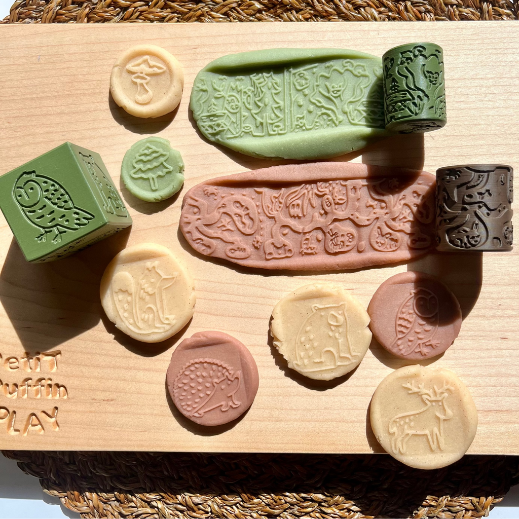Forest Friends 3-in-1 Cube Stamp & Roller 🦊