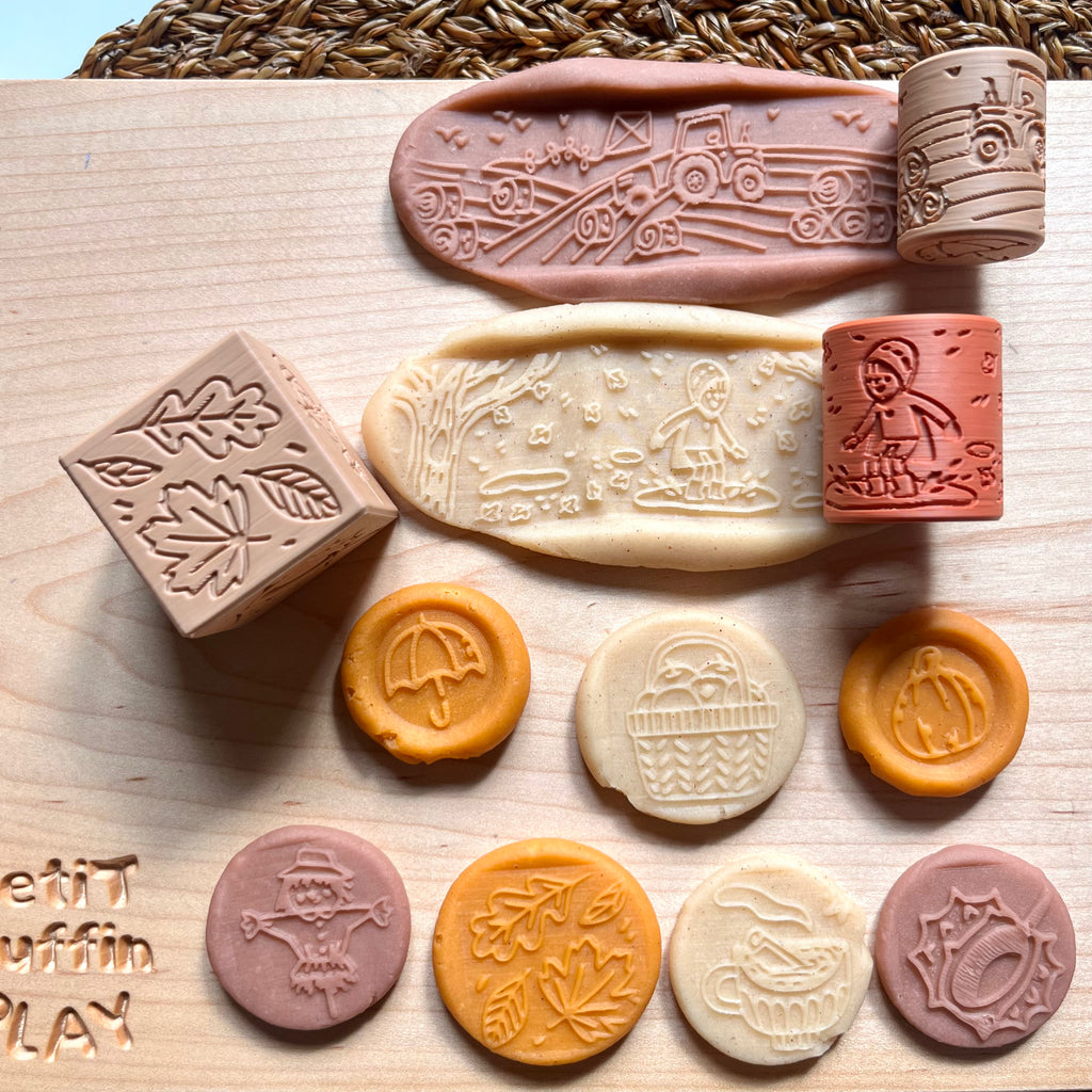 Autumn Adventures 3-in-1 Cube Stamp & Roller 🍁